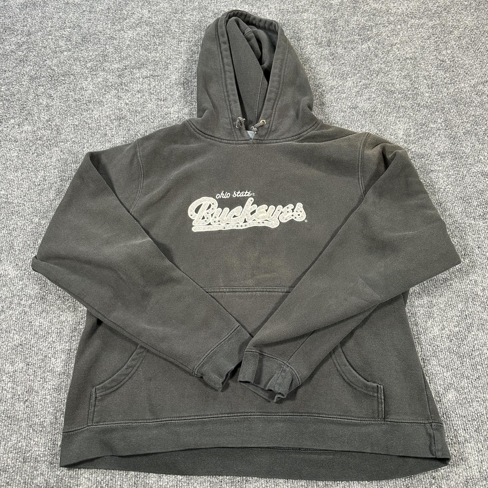 Ohio State Buckeyes Sweatshirt Boys 2XL Gray NCAA Football Pro Player Hoodie